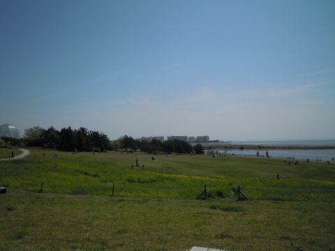 葛西臨海公園からの東京湾